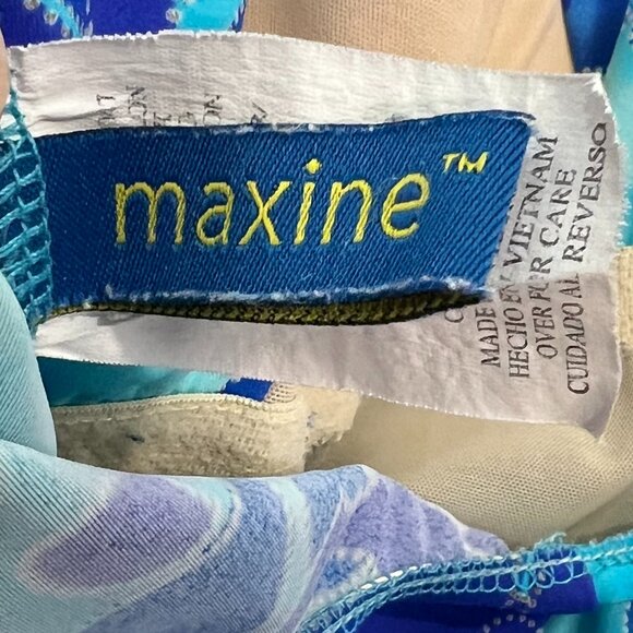 🌺 Maxine One-Piece Swimsuit – Blue Floral – Tummy Control - Size 14 🌺 - Picture 5 of 9